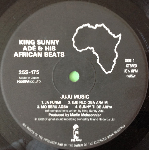 King Sunny Ade & His African Beats - Juju Music = ジュジュ・ミュージック(LP, A...