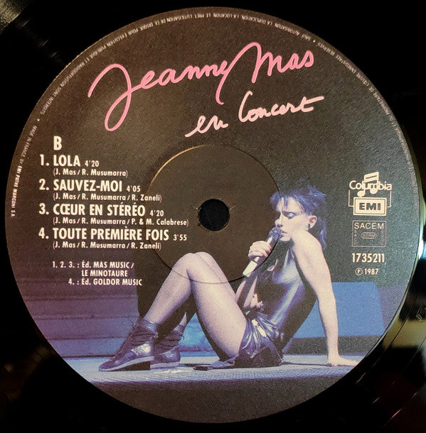 Jeanne Mas - Jeanne Mas En Concert (2xLP, Album)