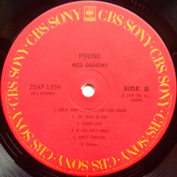 Ned Doheny - Prone (LP, Album)