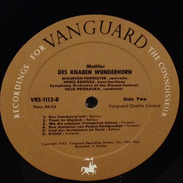 Gustav Mahler - Songs From Des Knaben Wunderhorn = The Youth's Magi...