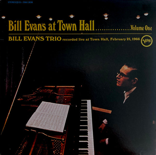 The Bill Evans Trio - Bill Evans At Town Hall (Volume One)(LP, Albu...