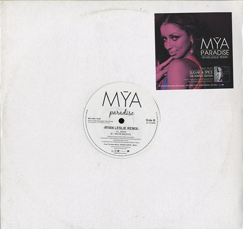 Mya - Paradise (Ryan Leslie Remix) (12"", Single, Promo)