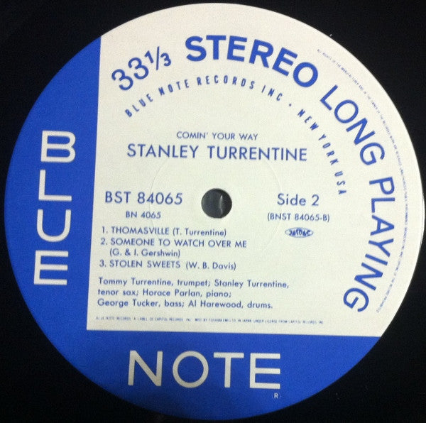 Stanley Turrentine - Comin' Your Way (LP, Album, Ltd, RE)