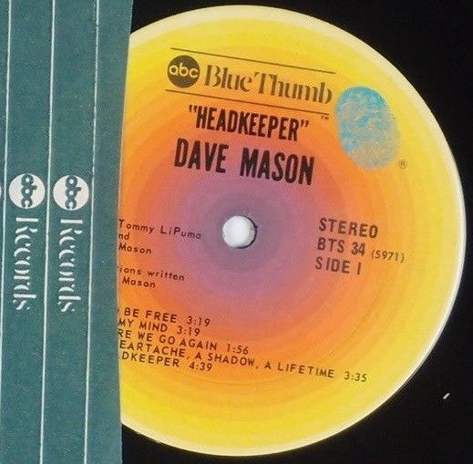 Dave Mason - Headkeeper (LP, Album, RE)