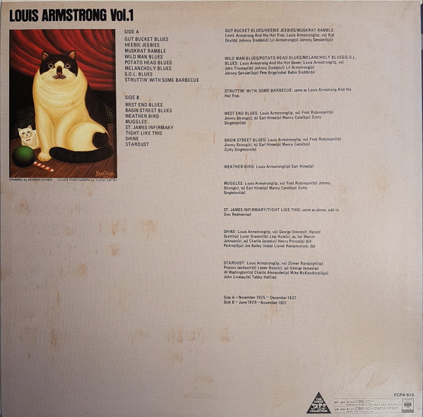 Louis Armstrong - Louis Armstrong Vol. 1 (LP, Comp, Mono)