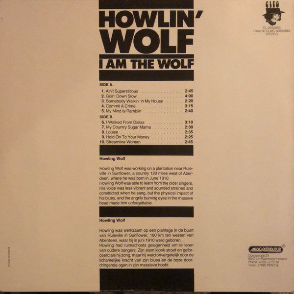 Howlin' Wolf - I Am The Wolf (LP, Comp)