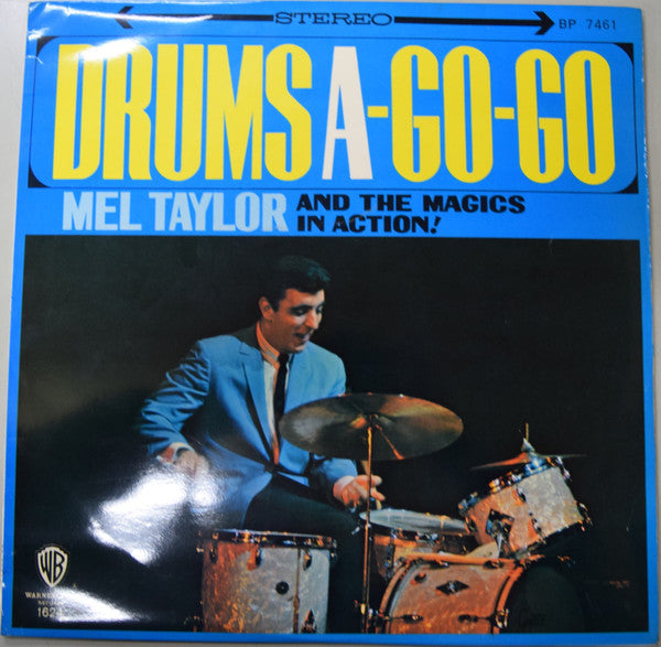 Mel Taylor And The Magics - Drums A-Go-Go (LP, Album, Red)