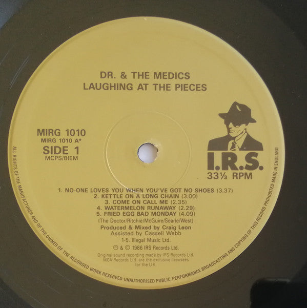 Doctor & The Medics - Laughing At The Pieces (LP, Album)