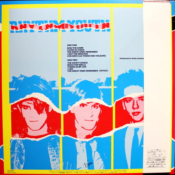 Men Without Hats - Rhythm Of Youth (LP, Album)