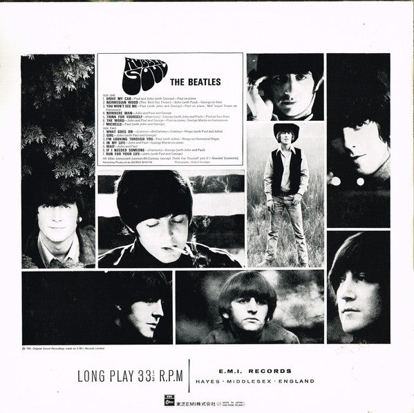 The Beatles - Rubber Soul (LP, Album, Mono, RE, Red)