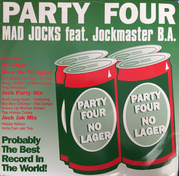 Mad Jocks Feat. Jockmaster B.A. - Party Four (12"", P/Mixed, Gre)