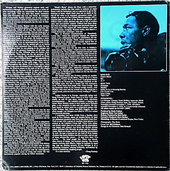 Lee Morgan / Hank Mobley - A-1 (LP, Album, RE)