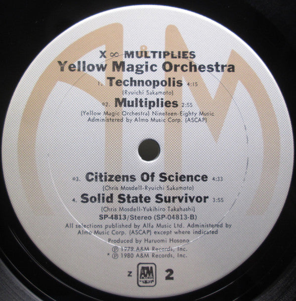 Yellow Magic Orchestra - X∞Multiplies (LP, Comp, ""Z"")