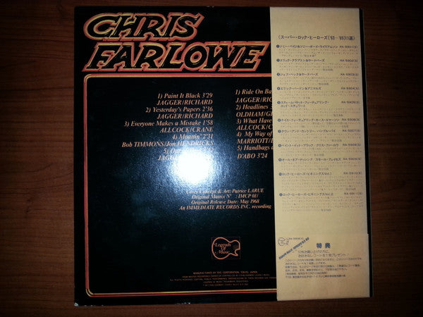 Chris Farlowe - Out Of Time - Paint It Black (LP, Comp)