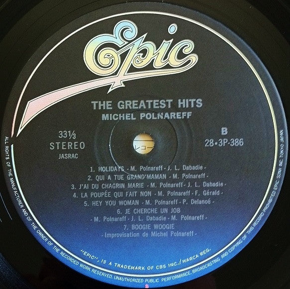 Michel Polnareff - The Greatest Hits (LP, Comp)