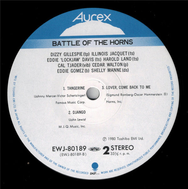 Various -  Aurex Jazz Festival '80 - Battle Of The Horns (LP, Album)