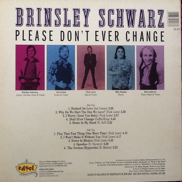 Brinsley Schwarz - Please Don't Ever Change (LP, Album, RE)