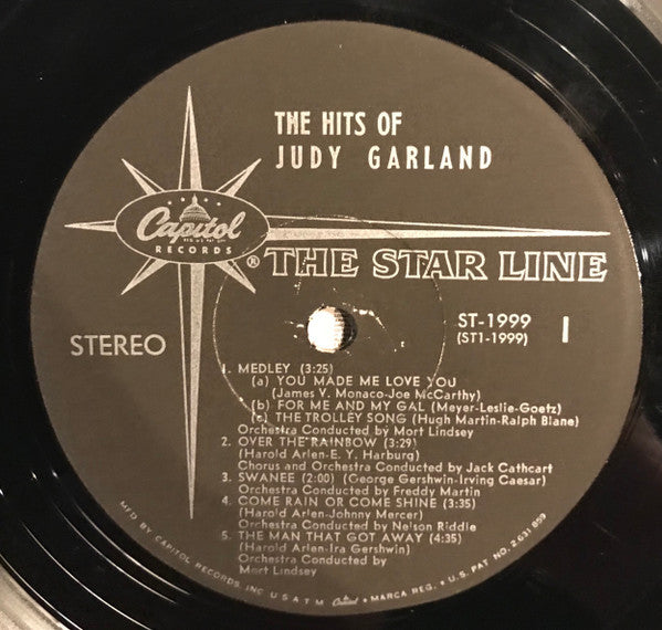 Judy Garland - The Hits Of Judy Garland (LP, Comp)