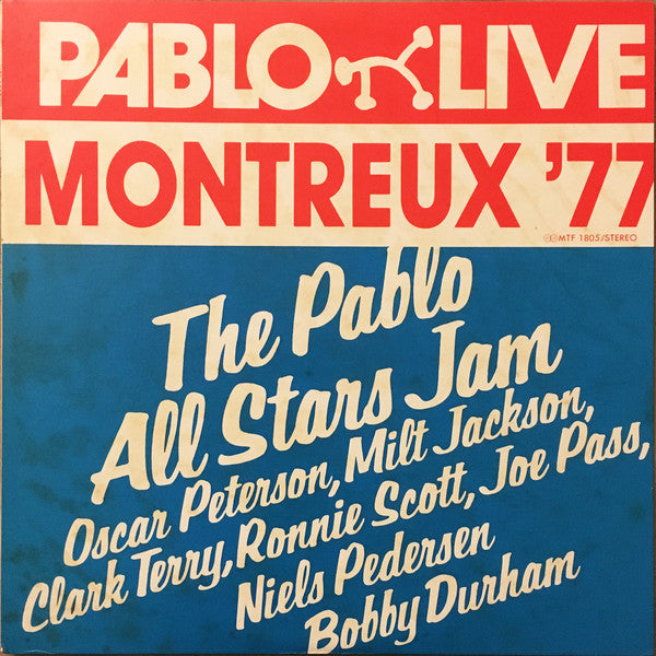 The Pablo All Stars Jam* - Montreux '77 (LP, Album, SAL)
