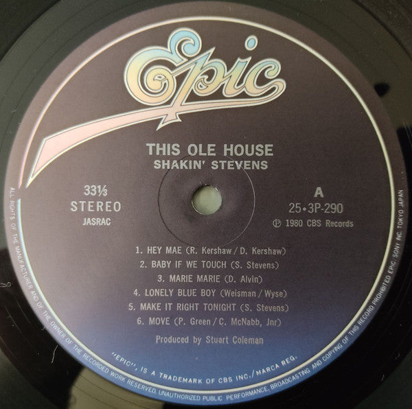 Shakin' Stevens - This Ole House (LP, Album)