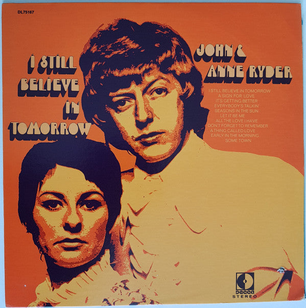 John & Anne Ryder - I Still Believe In Tomorrow (LP, Album, Pin)