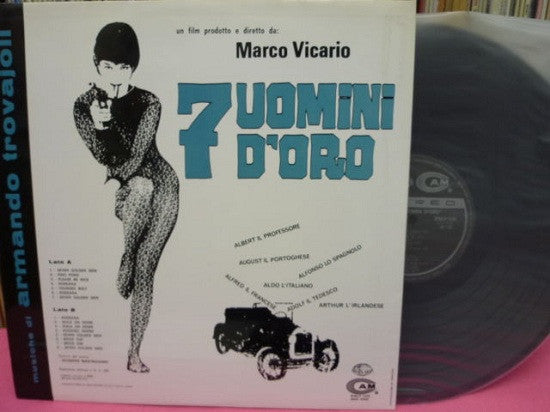 Armando Trovajoli* - 7 Uomini D'Oro (LP, Album, RE, gat)