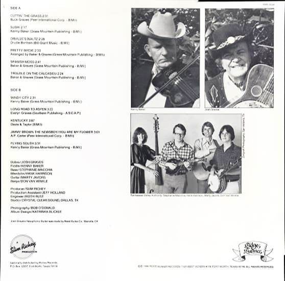 Kenny Baker (4) - Flying South(LP, Album)
