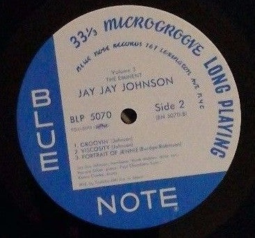 J.J. Johnson - The Eminent Jay Jay Johnson, Vol. 3(10", Album, Mono...