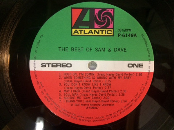 Sam & Dave - The Best Of Sam & Dave (LP, Comp, RE)