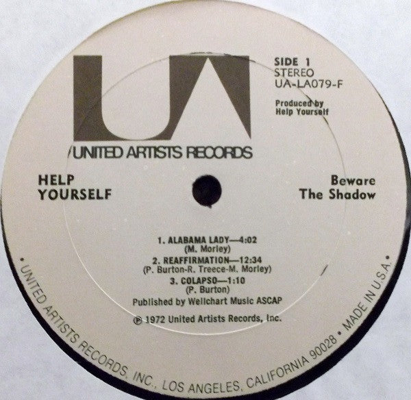 Help Yourself - Beware The Shadow (LP, Album)