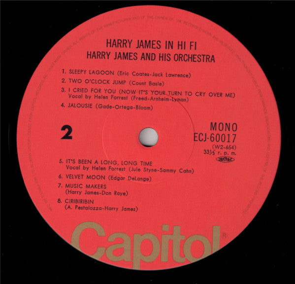 Harry James (2) - Harry James In Hi-fi (LP, Album, Mono, RE, wit)
