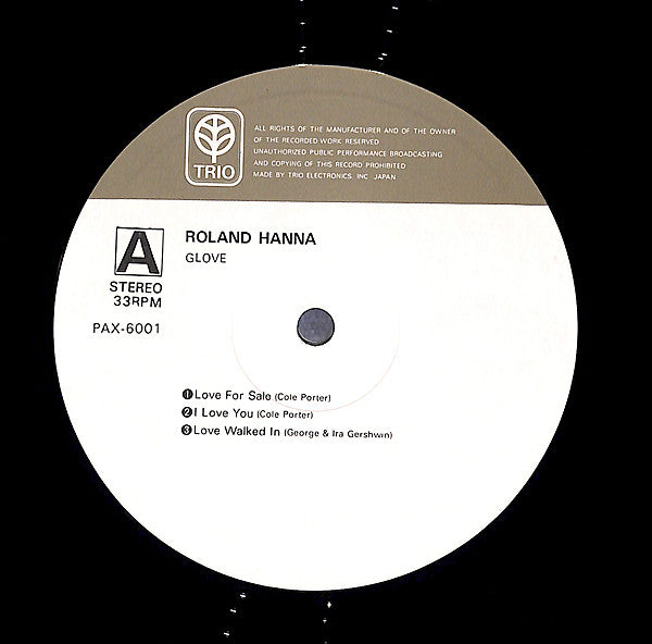 Roland Hanna - Glove (LP, Album, Dir)