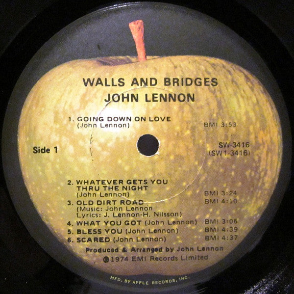 John Lennon - Walls And Bridges (LP, Album, Los)