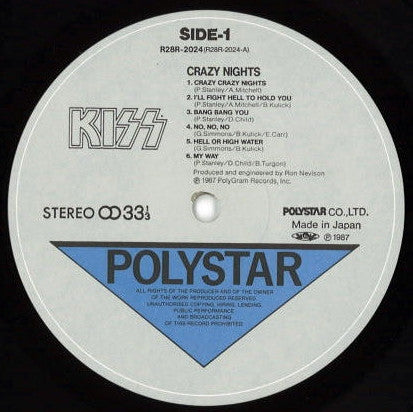 Kiss - Crazy Nights (LP, Album)