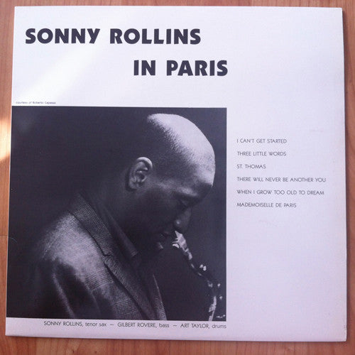 Sonny Rollins - In Paris (LP, Album, Mono)