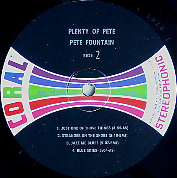 Pete Fountain - Plenty Of Pete (LP, Album)