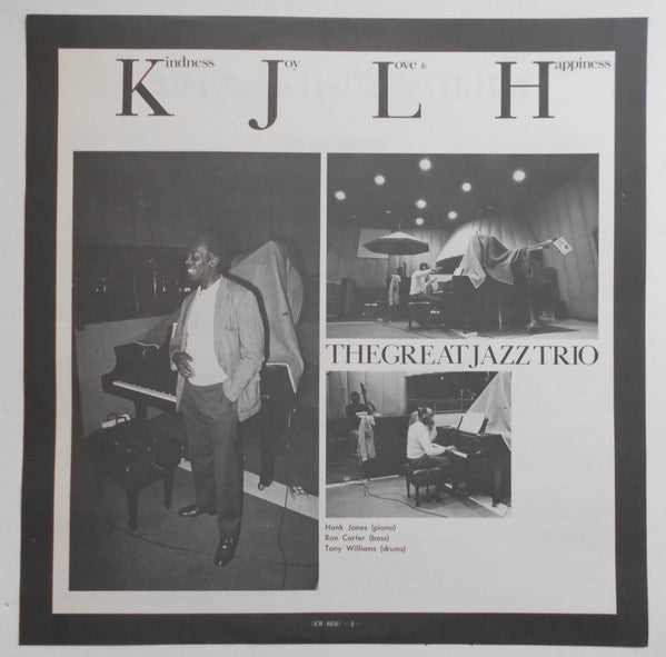 The Great Jazz Trio - Kindness, Joy, Love & Happiness (LP, Album)