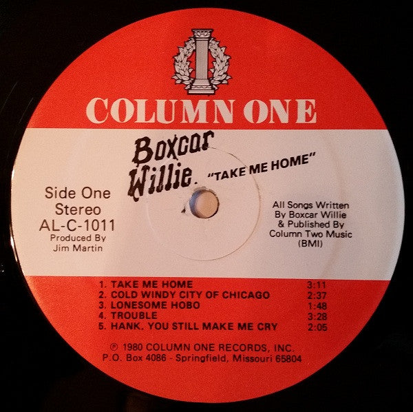 Boxcar Willie - Take Me Home (LP, Album)