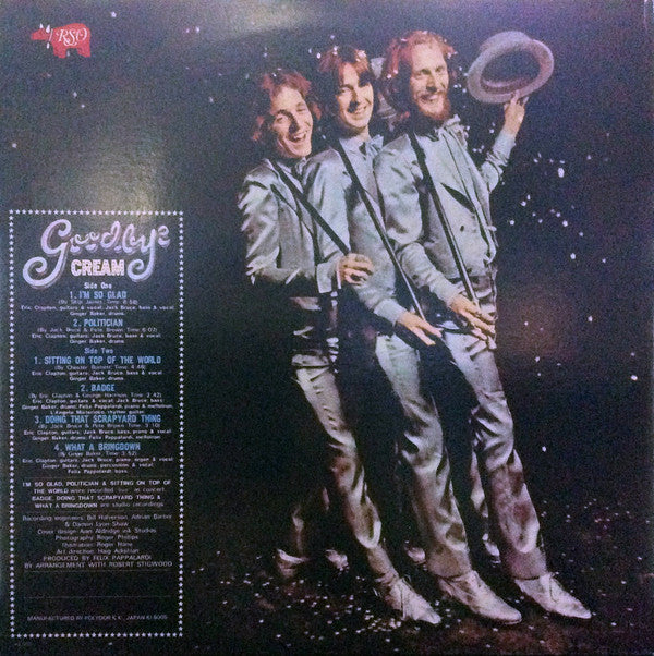 Cream (2) - Goodbye (LP, Album, Gat)