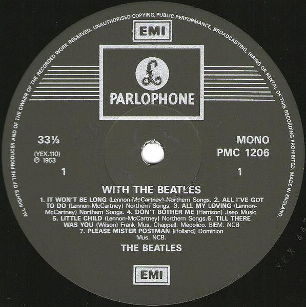 The Beatles - With The Beatles (LP, Album, Mono, RE, RM)