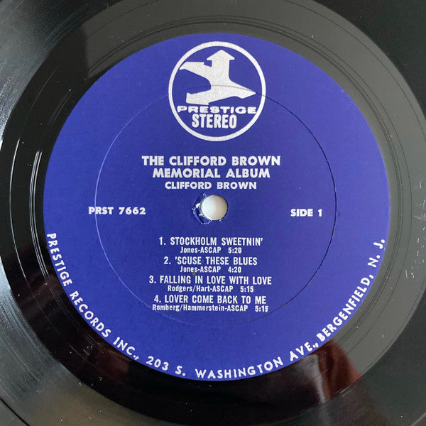 Clifford Brown - The Clifford Brown Memorial Album (LP, Comp, RE)