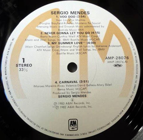 Sergio Mendes* - Sergio Mendes (LP, Album)