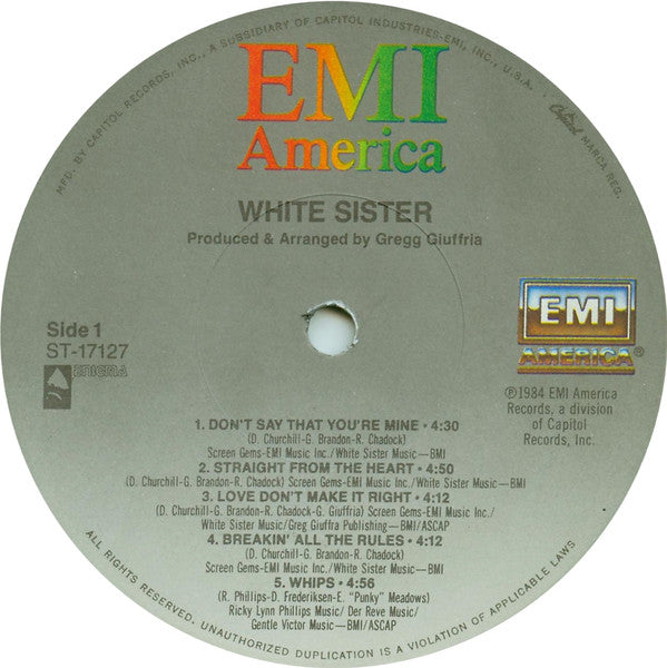 White Sister - White Sister (LP, Album)