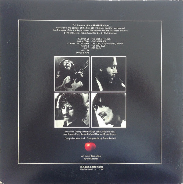 The Beatles - Let It Be (LP, Album, Gat)