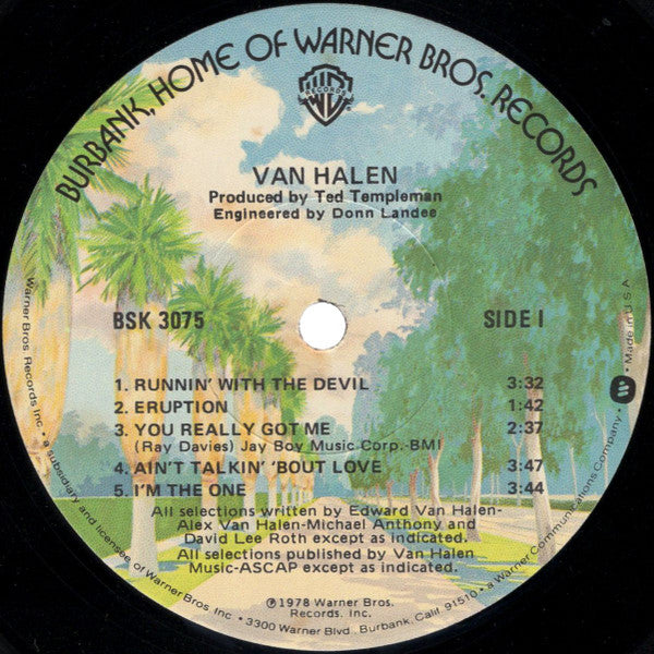 Van Halen - Van Halen (LP, Album, Los)