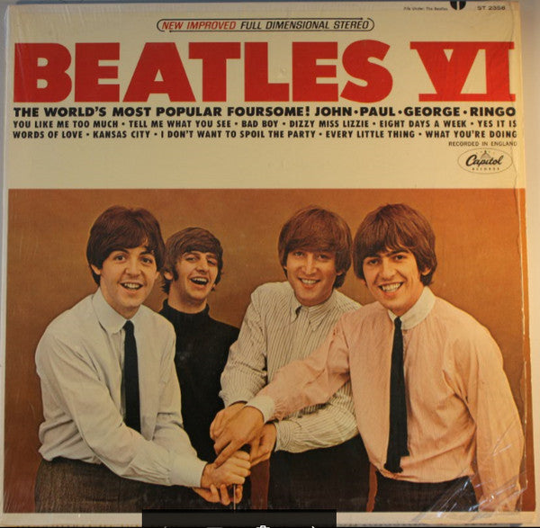 The Beatles - Beatles VI (LP, Album, Scr)