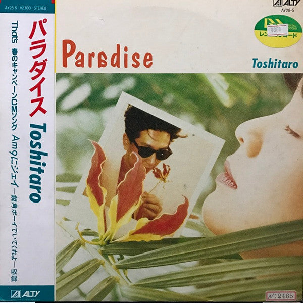 Toshitaro - Paradise (LP, Album)