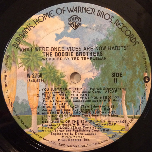 The Doobie Brothers - What Were Once Vices Are Now Habits (LP, Album)