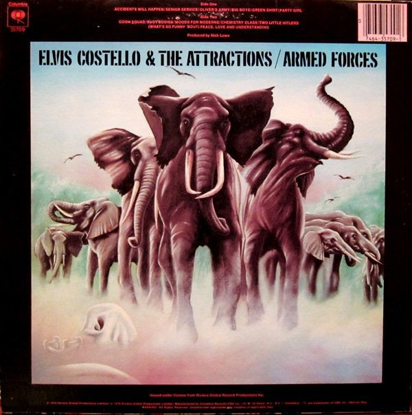 Elvis Costello & The Attractions - Armed Forces (LP, Album, Ter)