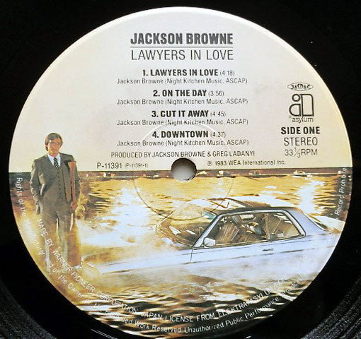 Jackson Browne - Lawyers In Love (LP, Album)